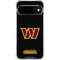 NFL Washington Commanders Black Background Google Pixel 10 Clear Case